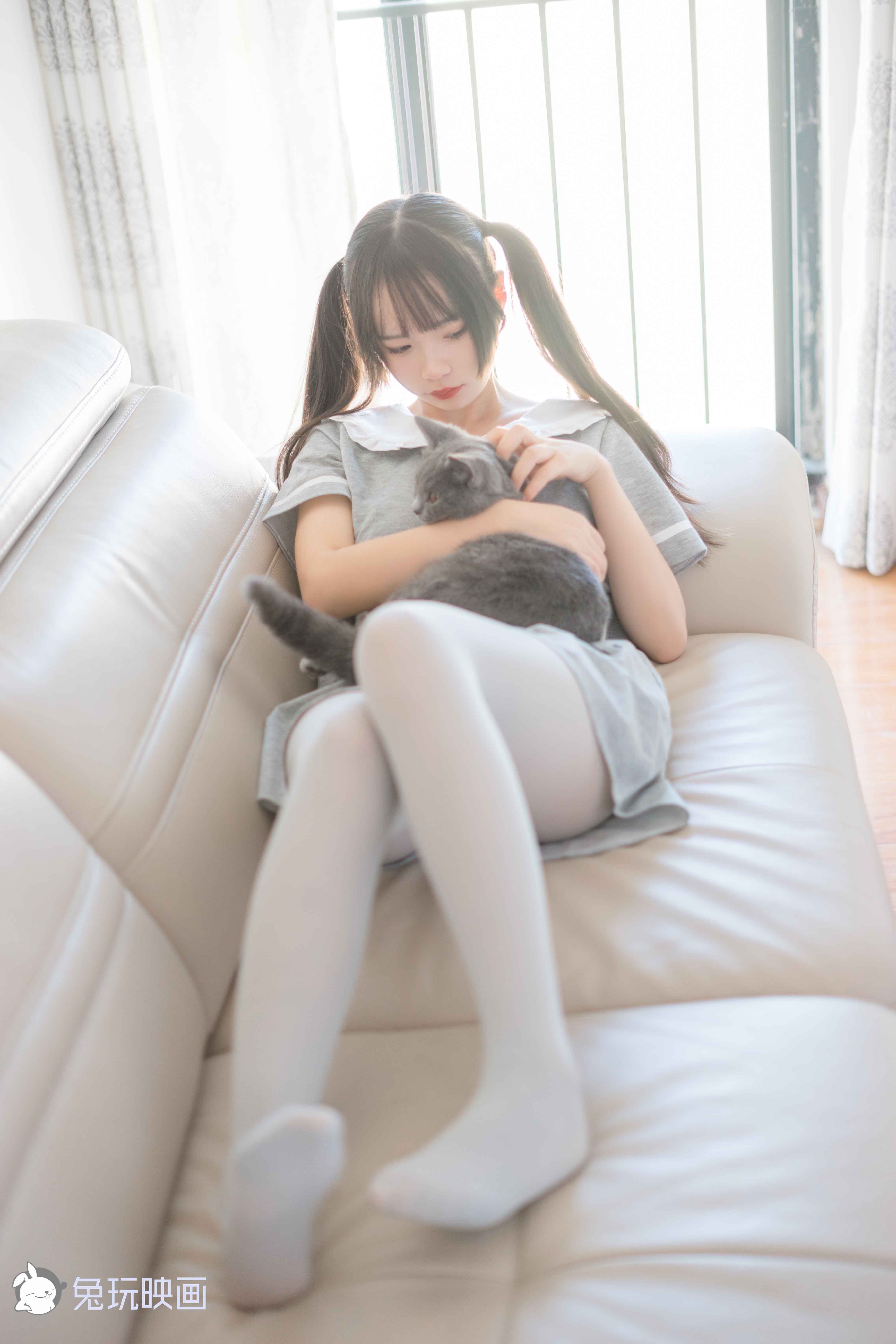 [兔玩映画]B93.003猫与少女插图5